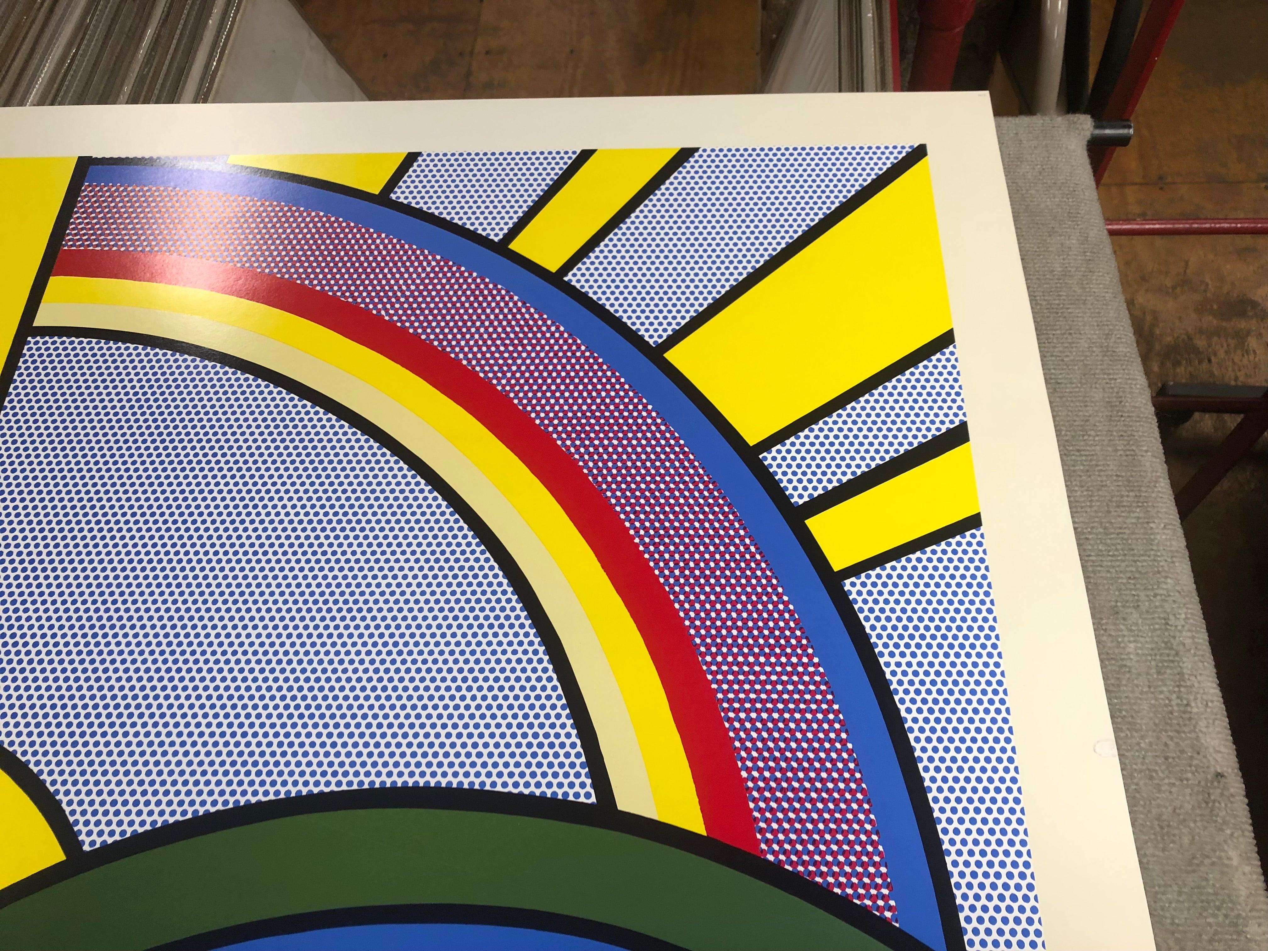 Pintura moderna de rayos de sol - Print de (after) Roy Lichtenstein