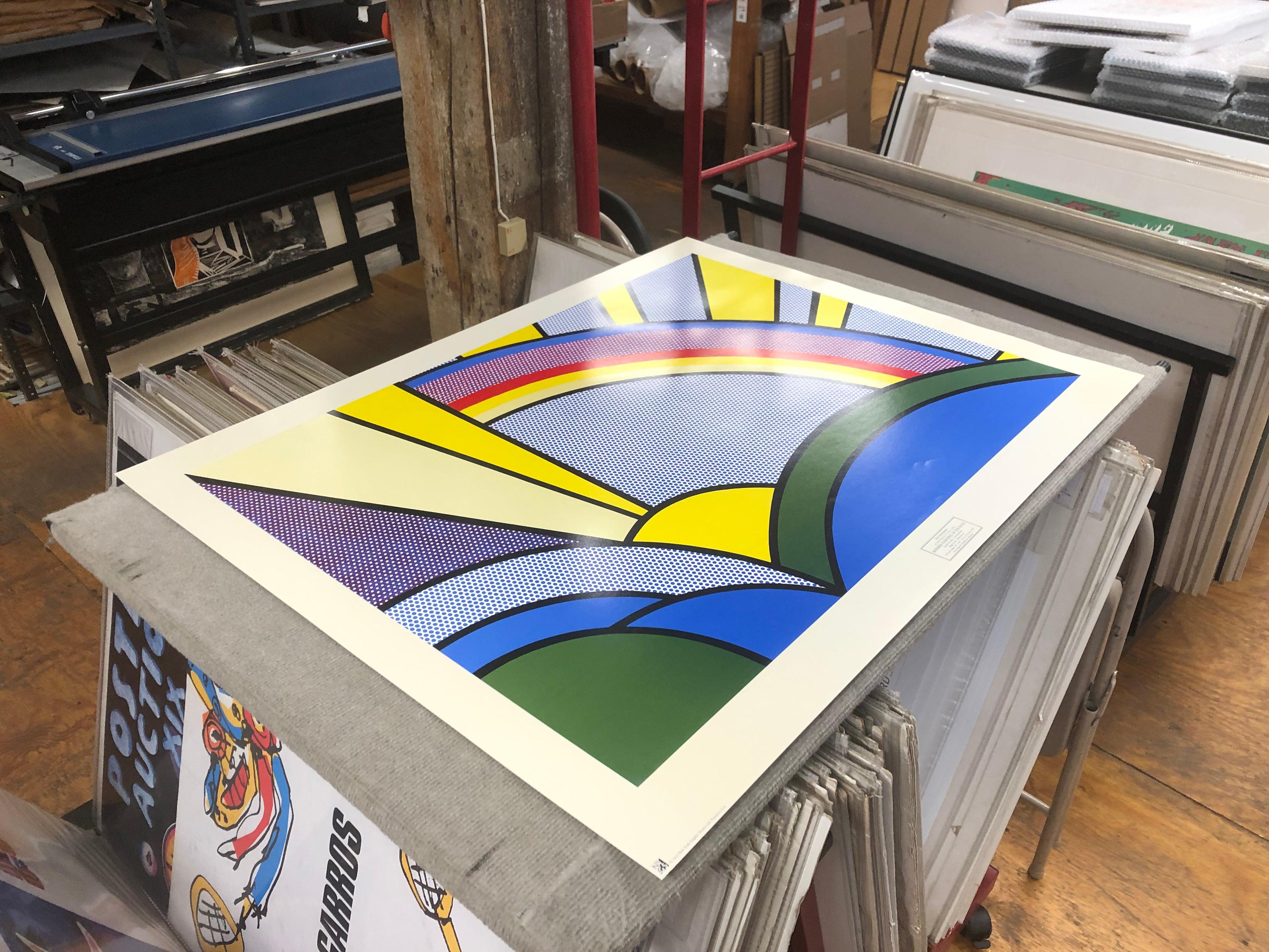 Pintura moderna de rayos de sol en venta 1