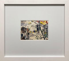 Roy Lichtenstein Villaggio di montagna Pop Art Vintage