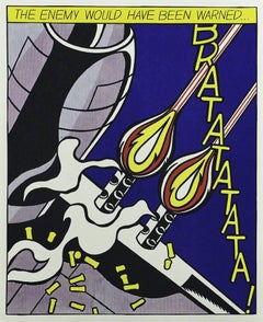 Roy Lichtenstein As I Opened Fire (set of 3 lithographic posters)