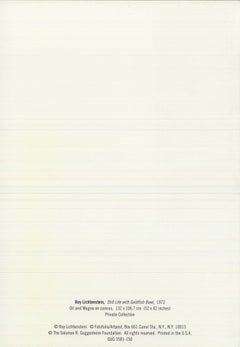 Roy Lichtenstein Still Life with Goldfish Bowl Vintage Pop Art