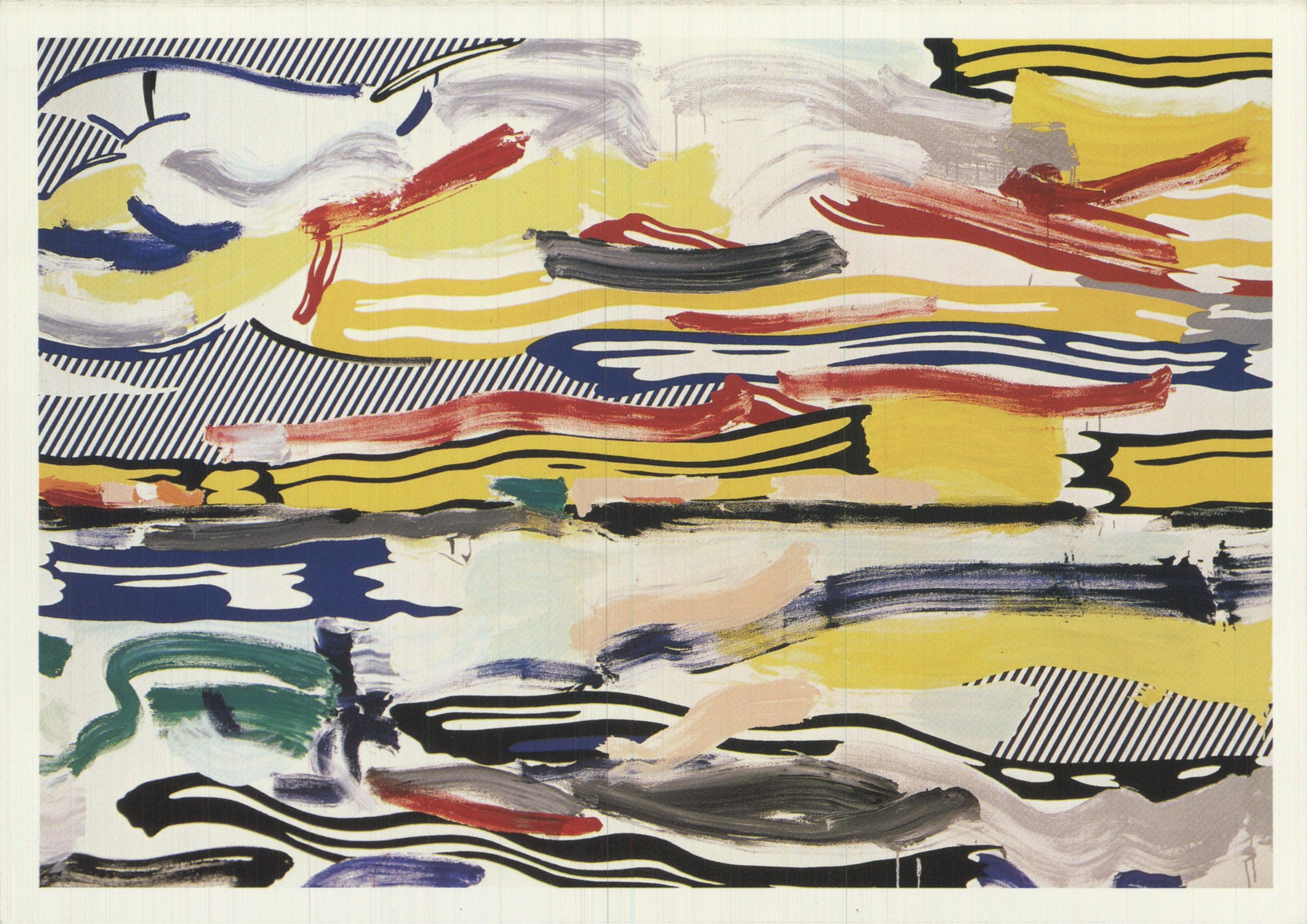 Roy Lichtenstein- Cielo e acqua Pop Art Vintage in vendita 1