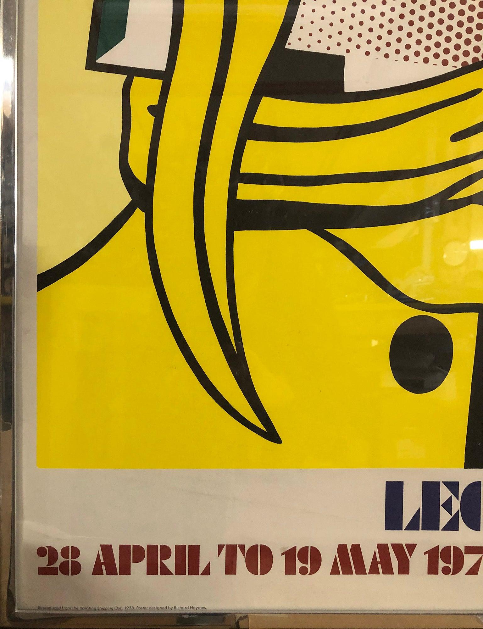 Roy Lichtenstein-Stepping Out, 1979- Prima stampa -Vintage -Leo Castelli - Print di (after) Roy Lichtenstein