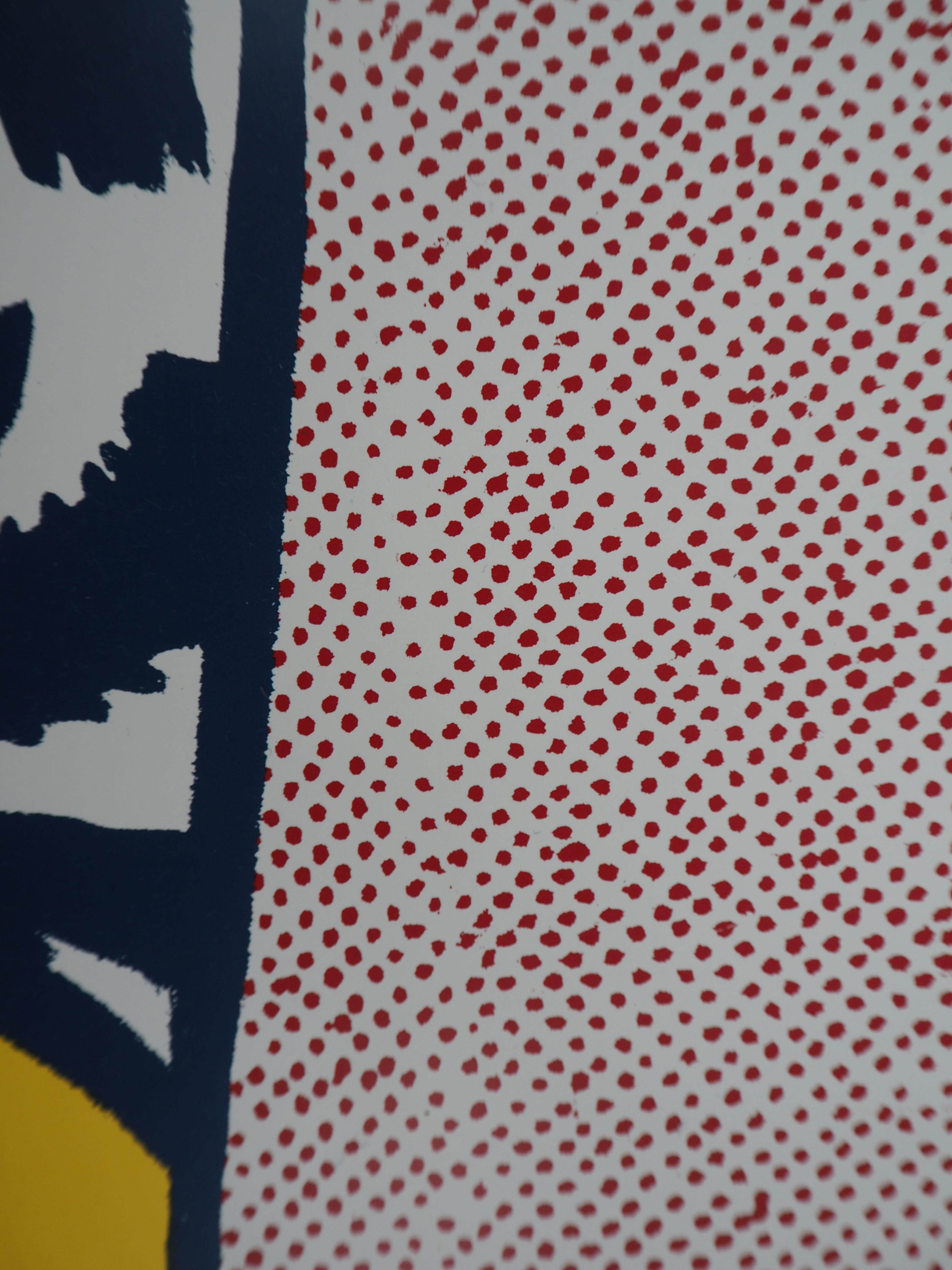 (after) Roy Lichtenstein - Woman with Red Ball - Original vintage ...