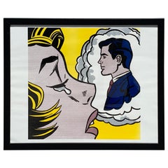 (after) Roy Lichtenstein "Thinking of Him" (Pensando a Lui)