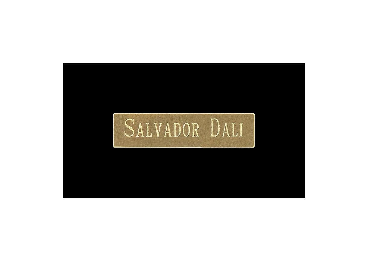 Salvador Dali Color Aquatint Etching Hand Signed Paysage Ave Figures Soleil Art - Surrealist Photograph by (after) Salvador Dali