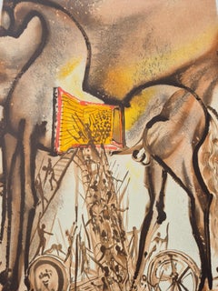 (after) Salvador Dali -- Cheval De Troie (de la série Les Chevaux Daliniens)