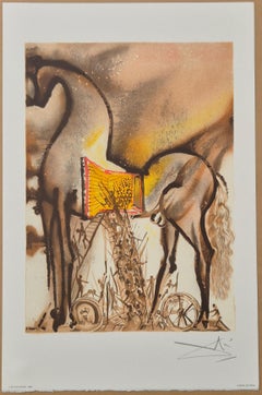(after) Salvador Dali -- Cheval De Troie (de la série Les Chevaux Daliniens)