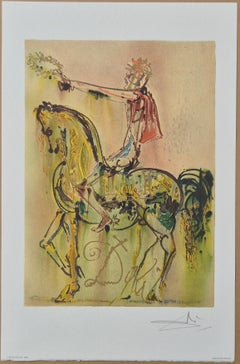 (after) Salvador Dali -- Chevalier Romain (from Les Chevaux Daliniens series)