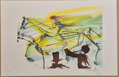 (after) Salvador Dali -- Le Cheval De Course de la série Les Chevaux Daliniens