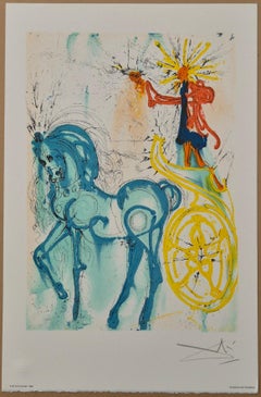 (after) Salvador Dali -- Le Cheval De Triomphe de la série Les Chevaux Daliniens