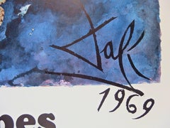 suite papillon : Les Alpes, lithographie, grande taille, 1969