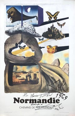 ButterFly Suite : Normandy Lithograph - Handsigned and Dedicated - Tall Size