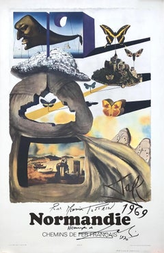 ButterFly Suite : Normandy Lithograph - Handsigned and Dedicated - Tall Size