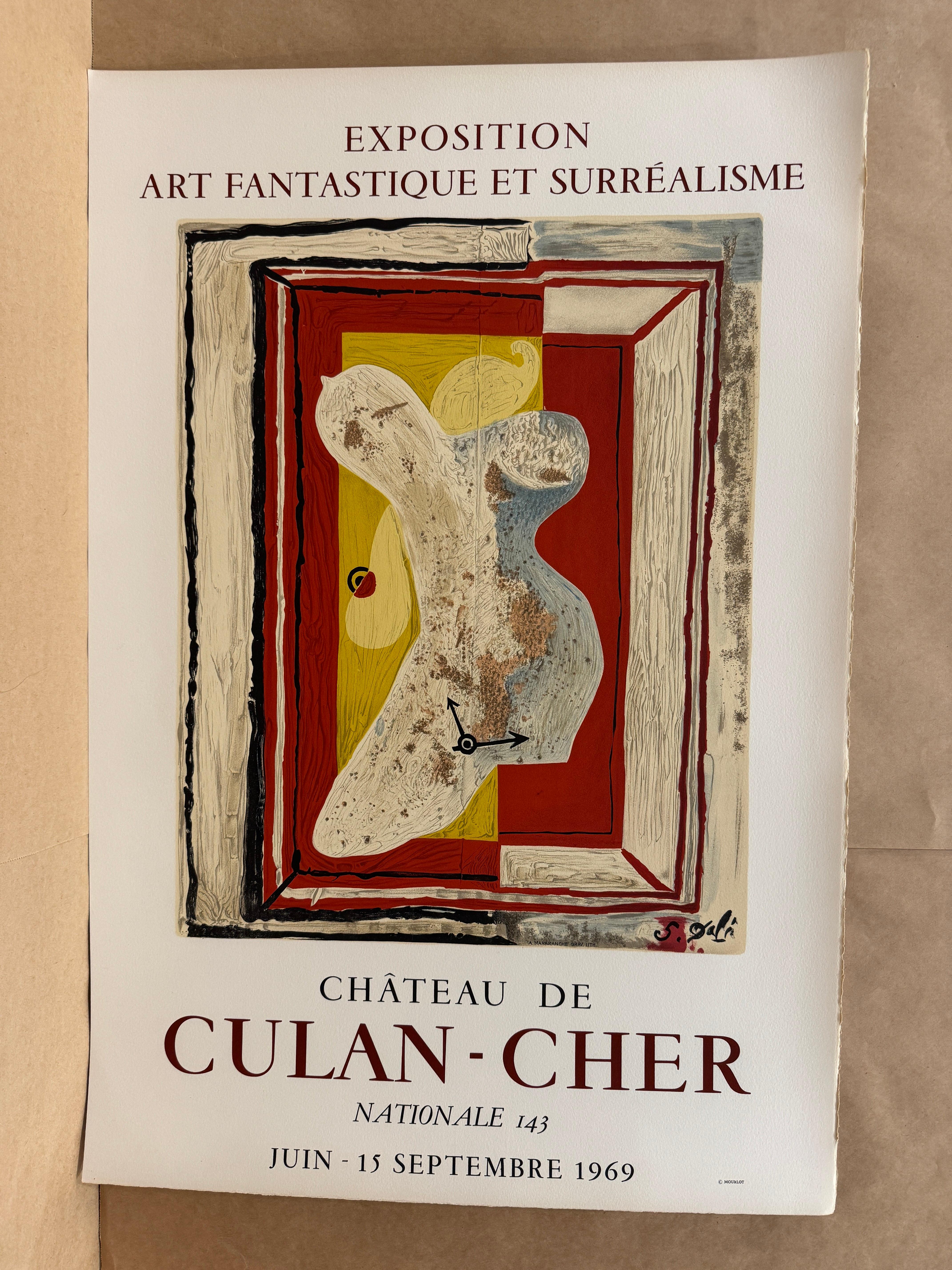 Künstler: Salvador Dali

Medium: Lithografisches Plakat, 1969

Abmessungen: 30,75 x 20,75 Zoll, 78,1 x 52,7 cm

Arches Posterpapier - Zustand A+

Dieses lithografische Plakat wurde nach einem Werk von Dali geschaffen, um eine Ausstellung der Werke