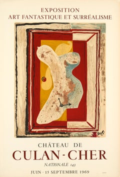 Chateau de Culan - Cher (after) Salvador Dali, 1969