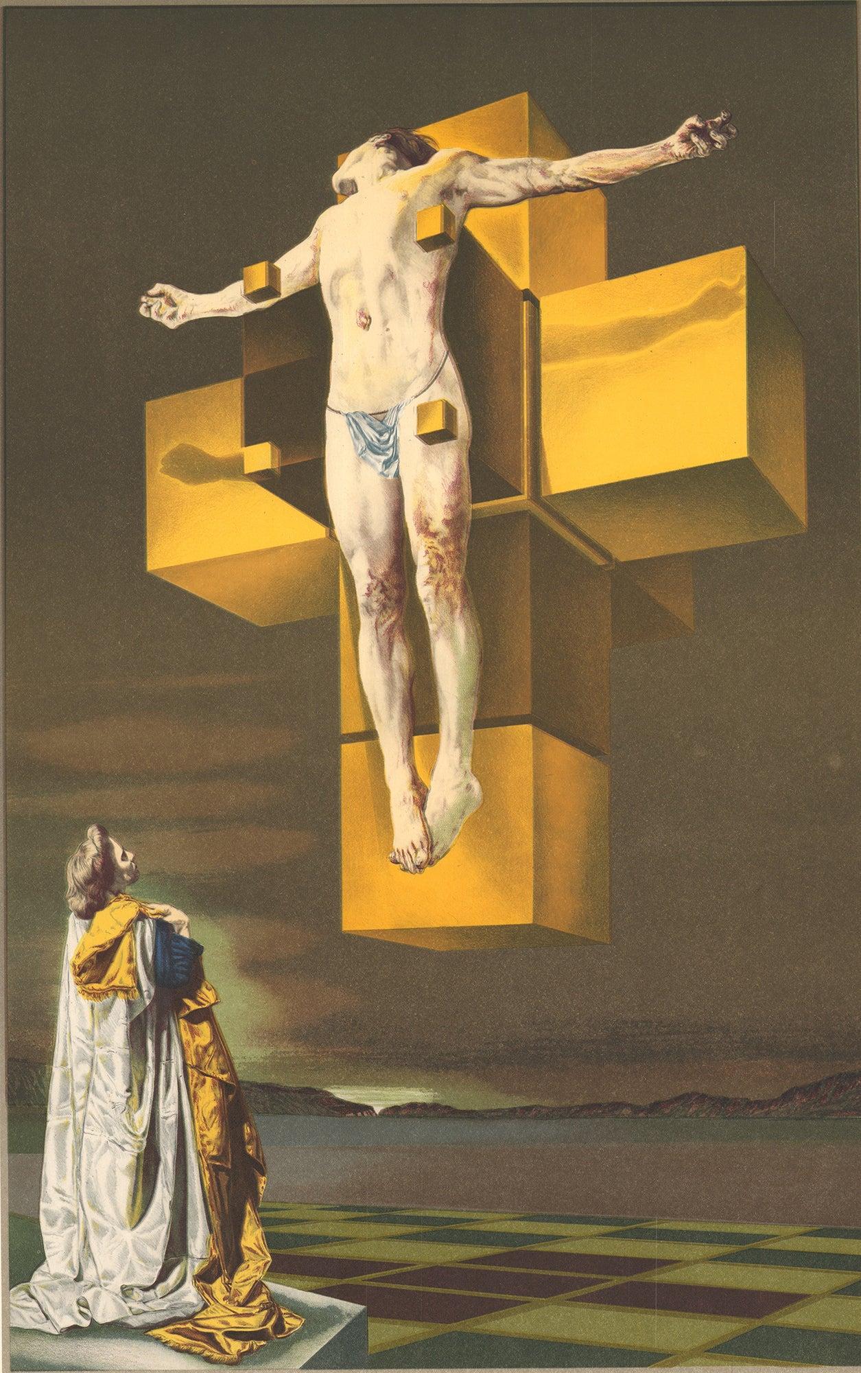 Crucifixion of Christ - Print by (after) Salvador Dali