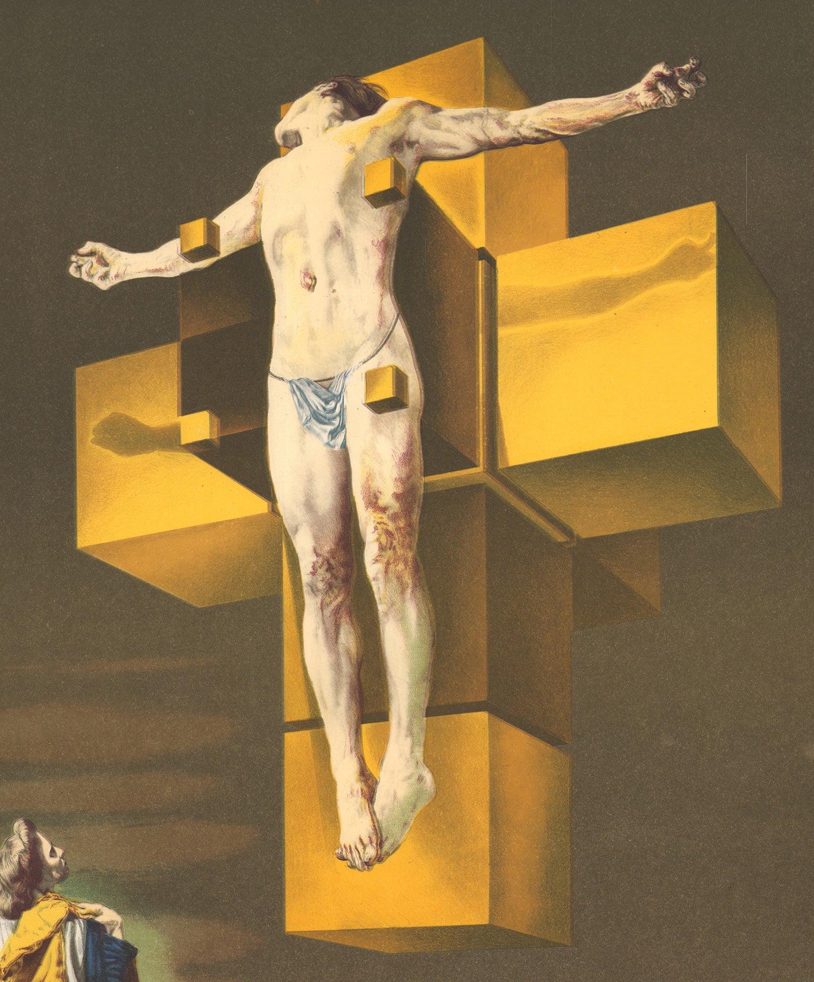 Crucifixion of Christ - Surrealist Print by (after) Salvador Dali