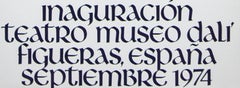 Dali Inaguracion Teatro Museo Figueras Espana Septiember 1974 Poster