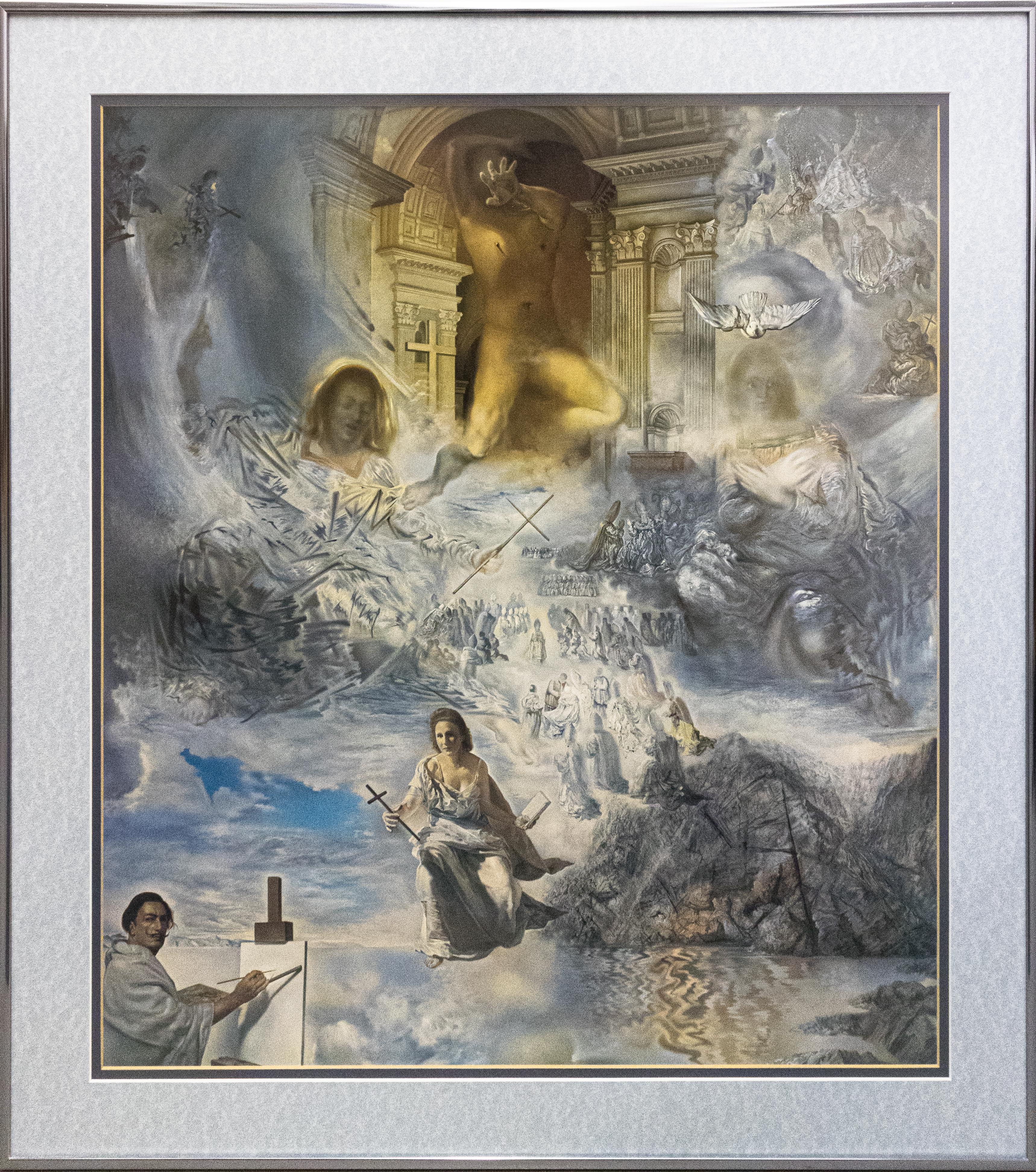 "Ecumenical Council" Framed Lithograph After Salvador Dali - Print by (after) Salvador Dali