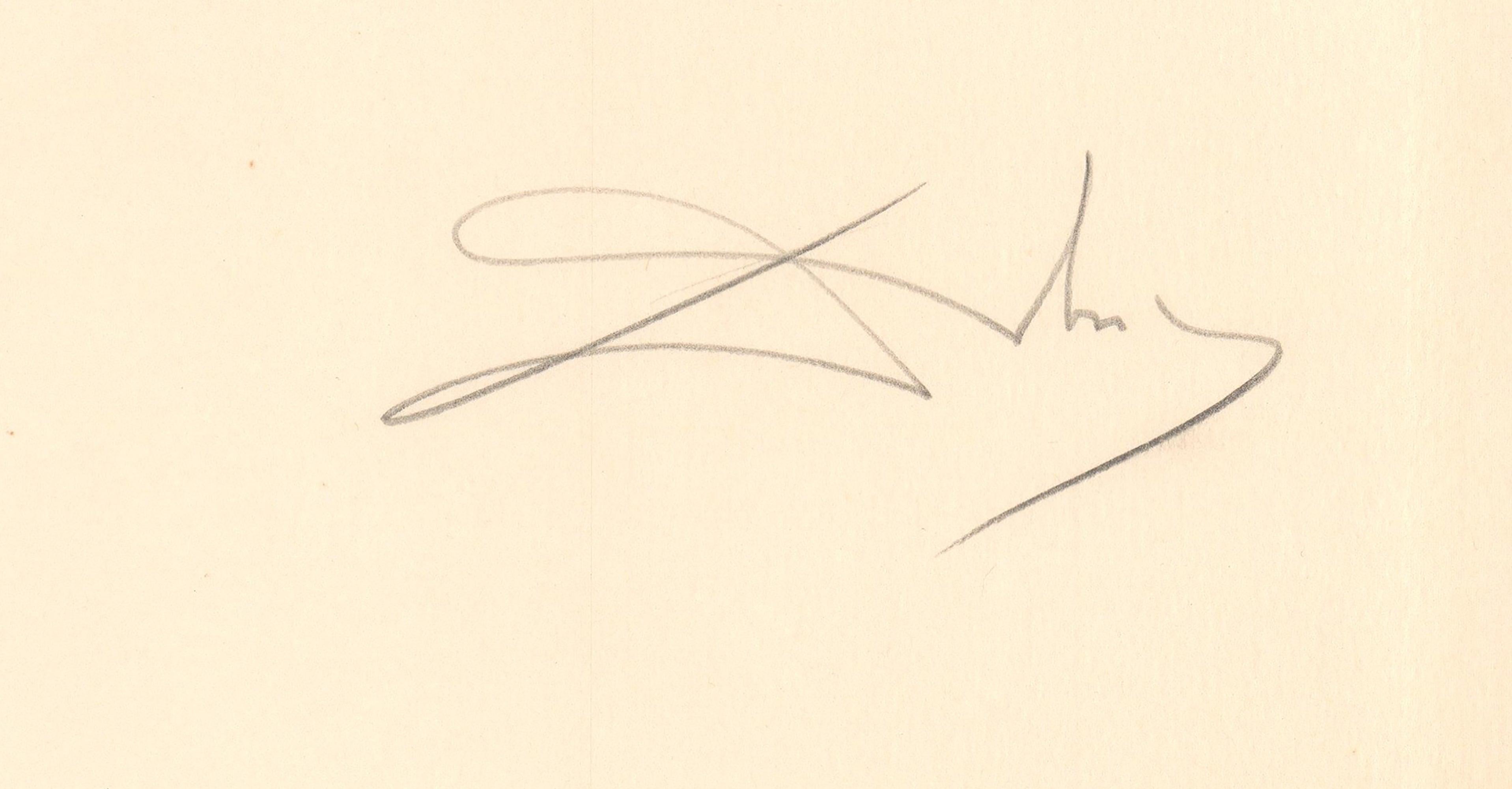 Si tratta di una litografia firmata e numerata a mano da Salvador Dalí, intitolata Il Cristo di Gala, in edizione limitata a 150 esemplari stampati su carta Arches. Come per molte litografie di Dalí, il foglio è stato pre-firmato a matita al di