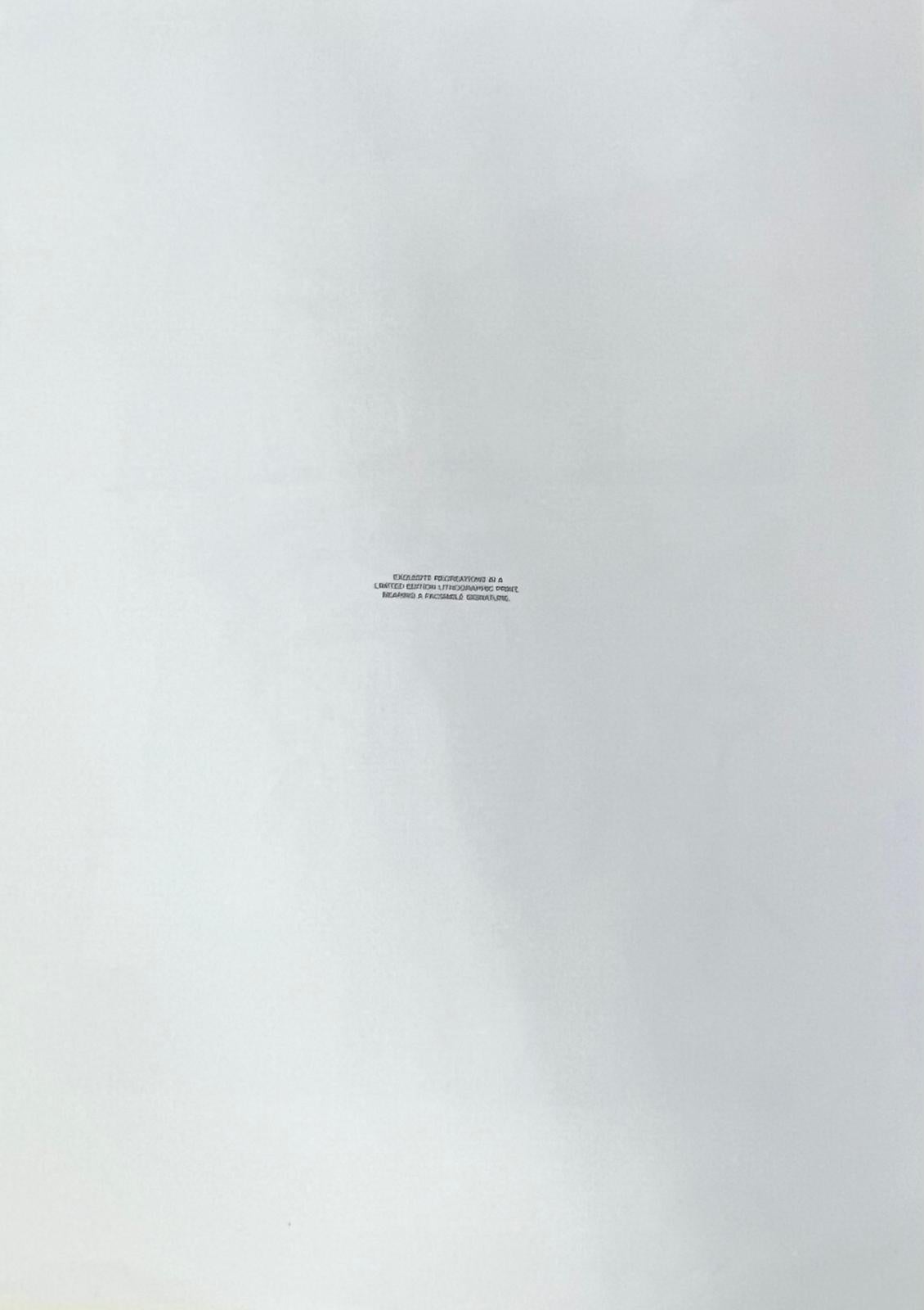 Árbol dorado con mariposas Litografía coloreada de edición limitada según Dalí en venta 3