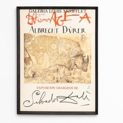 "Hommage à Albrecht Dürer" – Original Lithograph by Salvador Dalí, Hand Signed