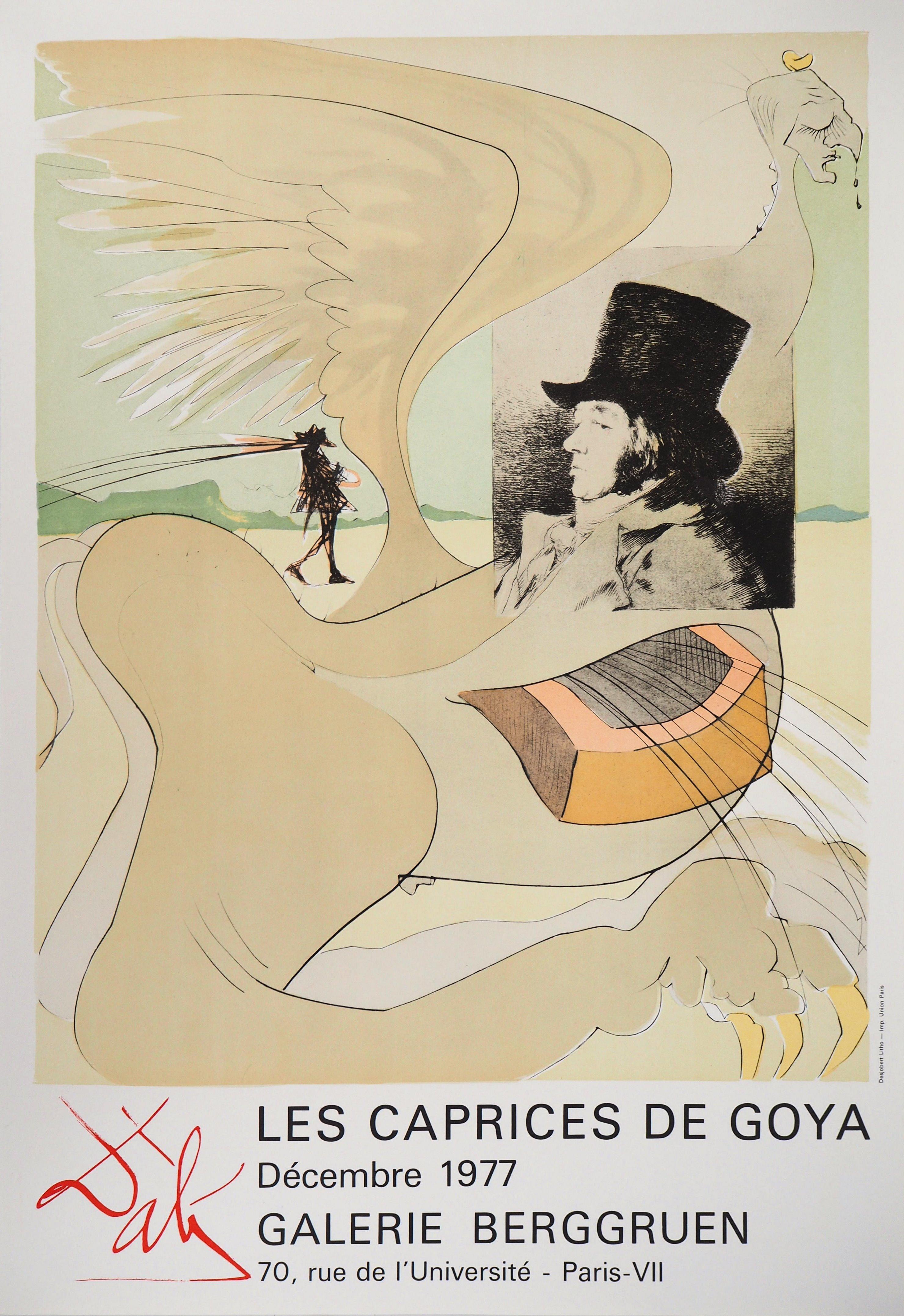 (after) Salvador Dali Figurative Print - Les Caprices de Goya - Lithograph Poster (Field #77-3)