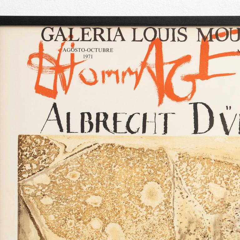 Hommage à Albrecht Dürer, édition limitée Affiche encadrée de Salvador Dalí, années 1970 en vente 6