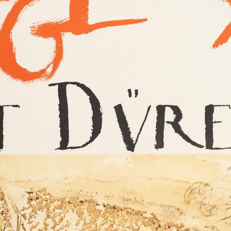 Hommage à Albrecht Dürer, édition limitée Affiche encadrée de Salvador Dalí, années 1970 en vente 2