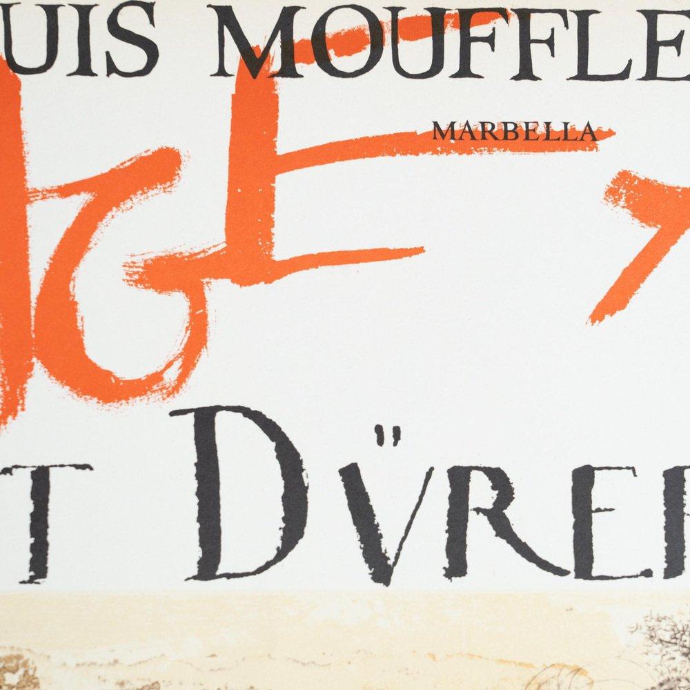 Édition limitée de l'affiche Hommage à Albrecht Dürer par Salvador Dalí, années 1970 - Gris Abstract Print par (after) Salvador Dali