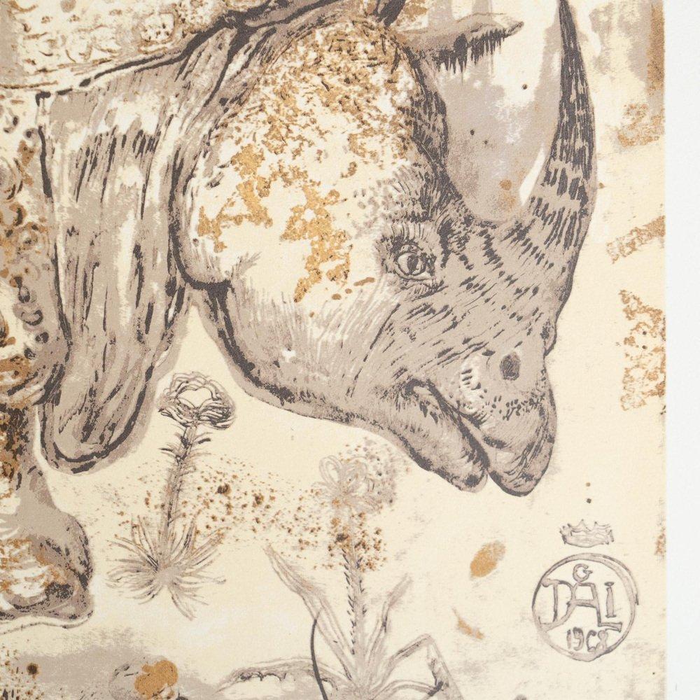 Édition limitée de l'affiche Hommage à Albrecht Dürer par Salvador Dalí, années 1970 en vente 1