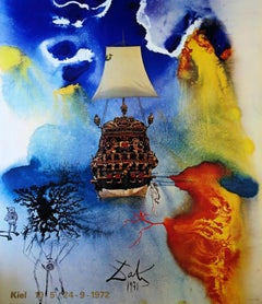Man and Sea - Vintage exhibition poster - 1972