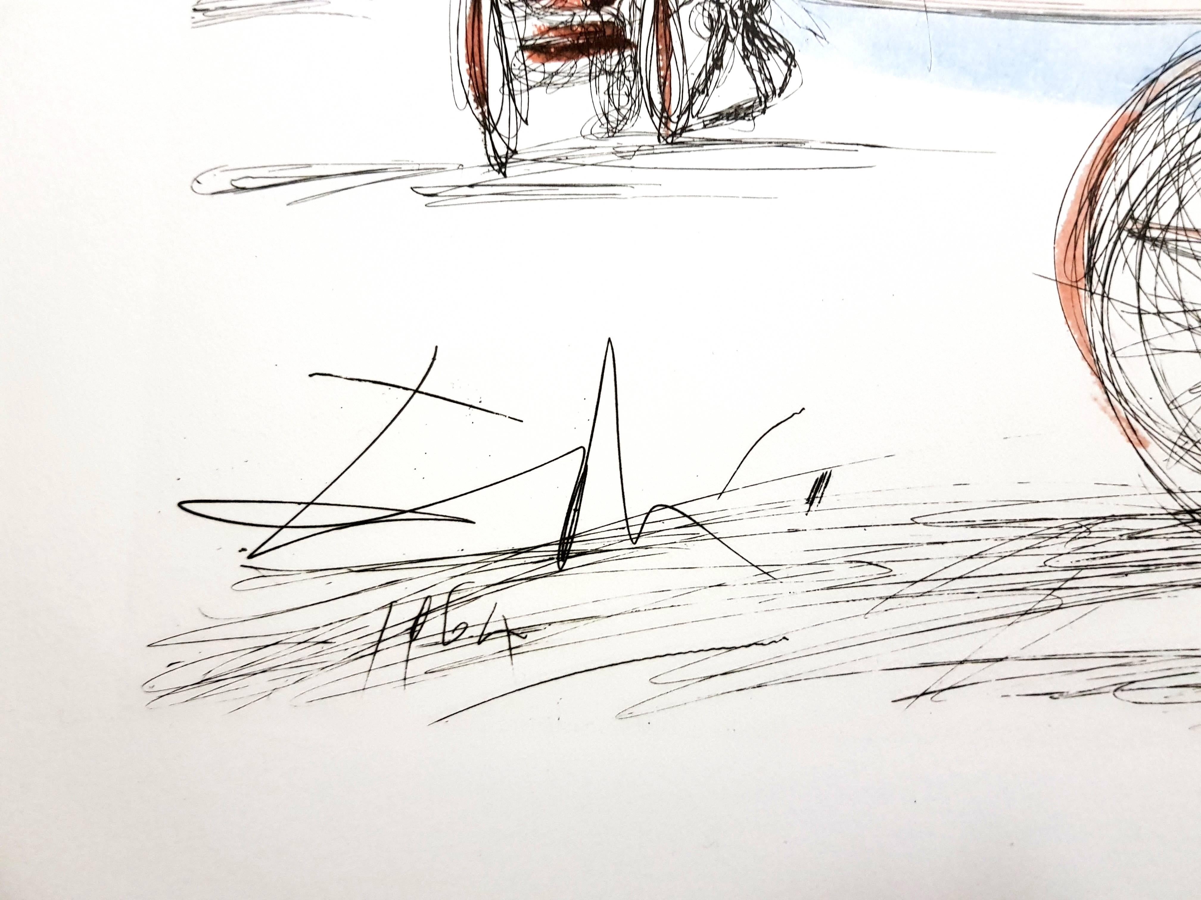 Salvador Dali (d'après) - New-York : Plaza (édition d'affiche) -  Lithographie - Print de (after) Salvador Dali