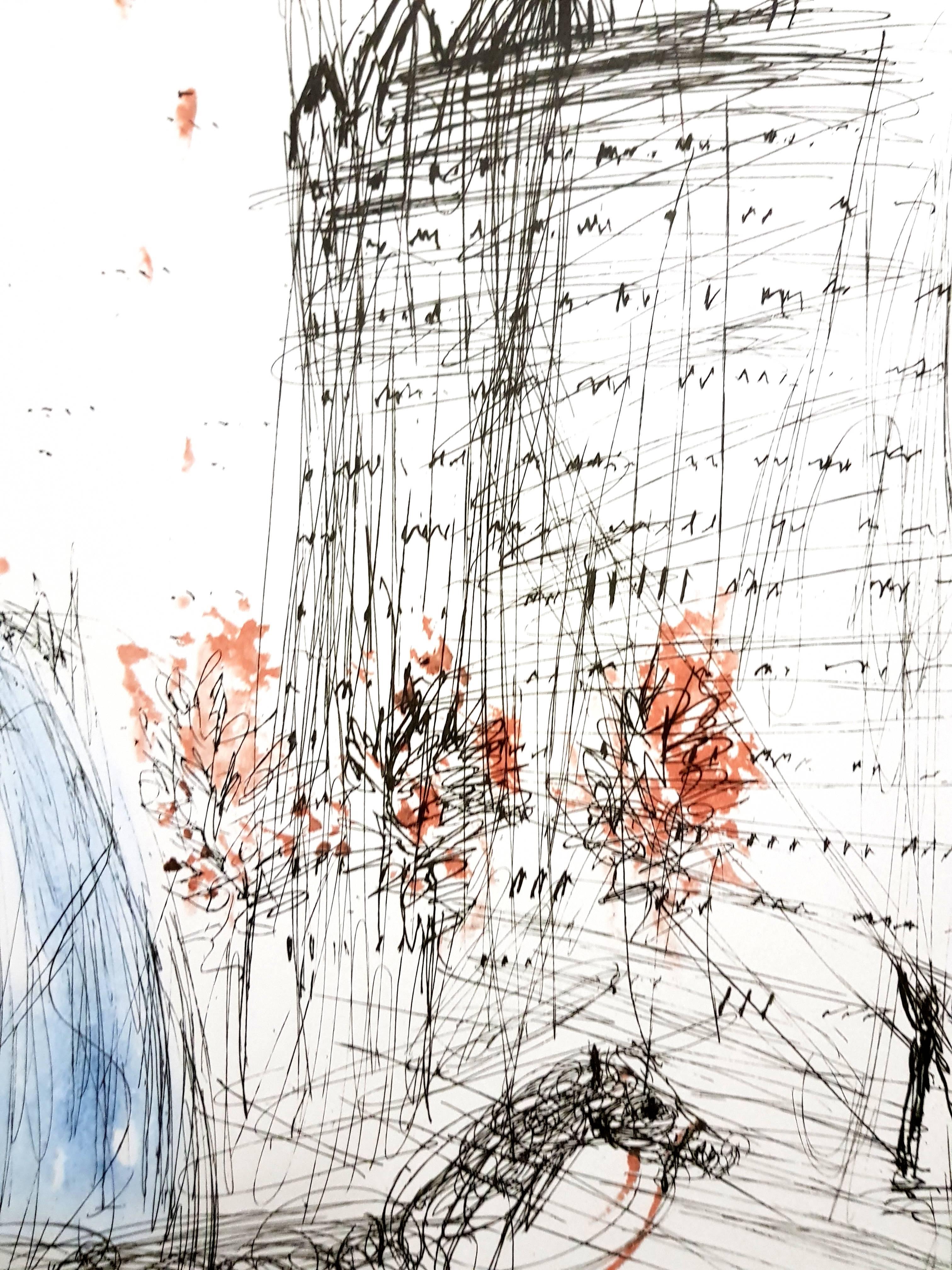 Salvador Dali (d'après) - New-York : Plaza (édition d'affiche) -  Lithographie en vente 1