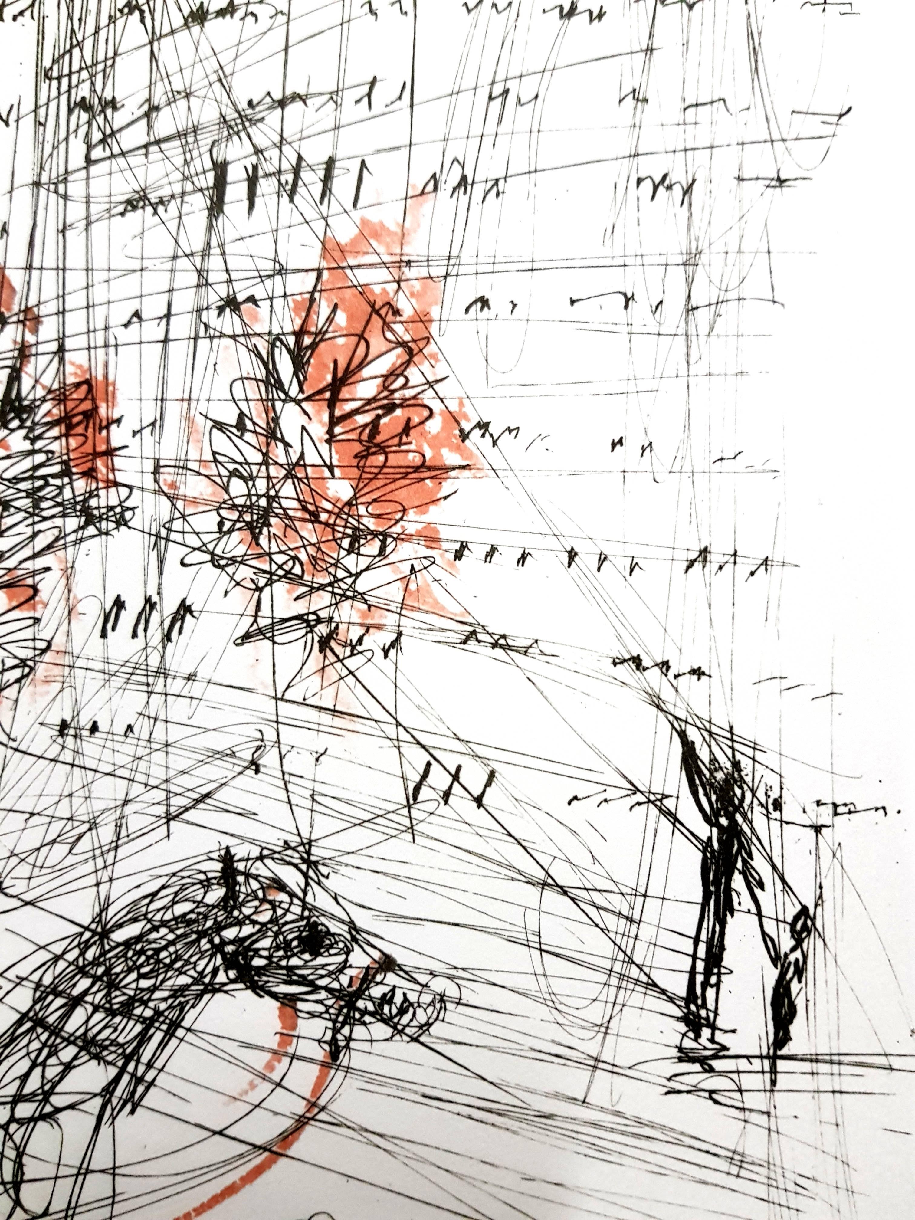 Salvador Dali (d'après) - New-York : Plaza (édition d'affiche) -  Lithographie en vente 2