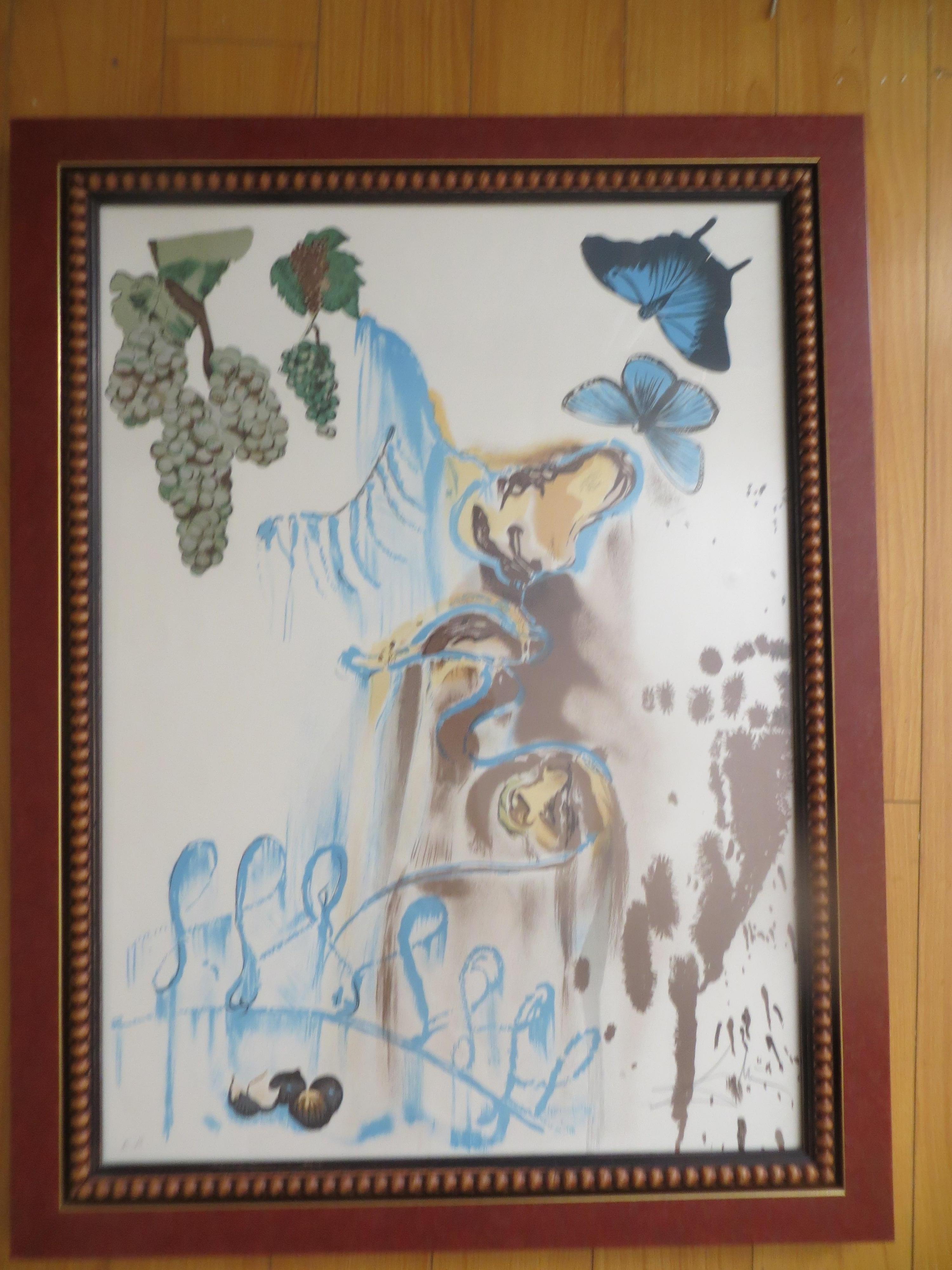 Salvador Dali Phantasie der Jahreszeiten  lithografisch nummeriert EA im Angebot 4