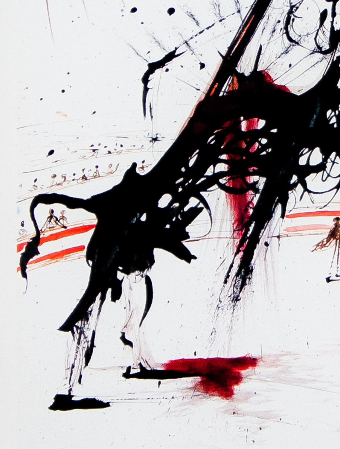 Museo Salvador Dalí Colección Lucas 1985 San Petersburgo Fla. Póster - Figurative Print Gris de (after) Salvador Dali