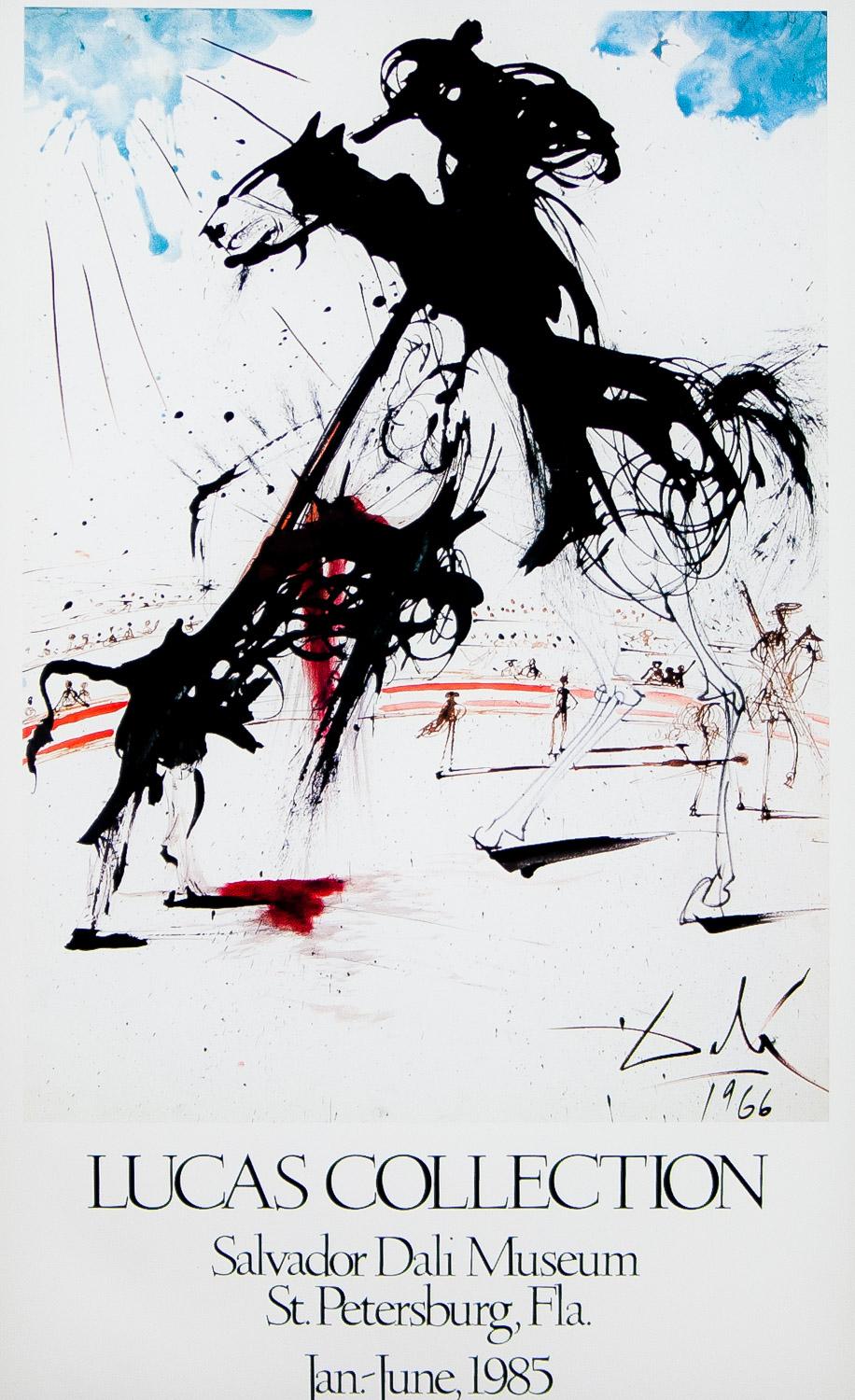 Figurative Print de (after) Salvador Dali - Museo Salvador Dalí Colección Lucas 1985 San Petersburgo Fla. Póster