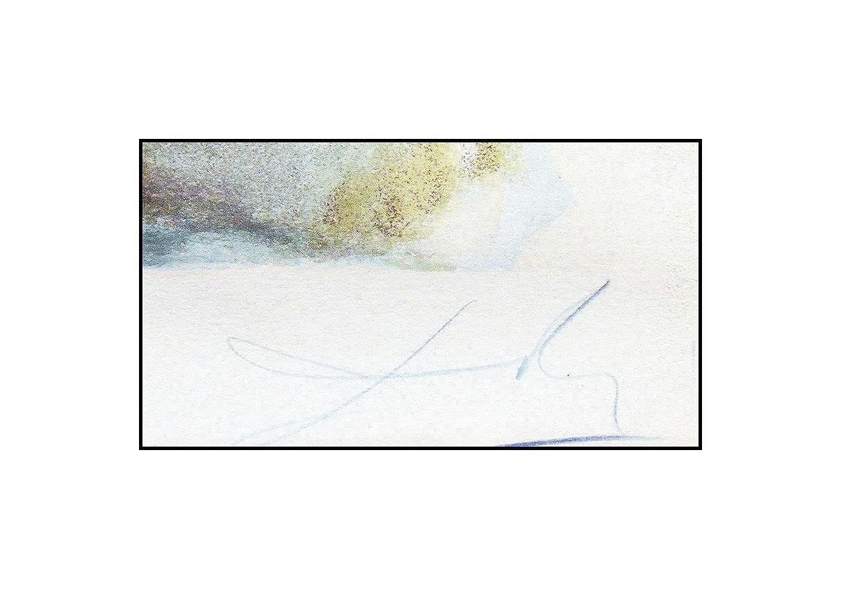 Salvador Dali Original Color Etching Paradise Canto Hand Signed Divine Comedy - Surrealist Print by (after) Salvador Dali