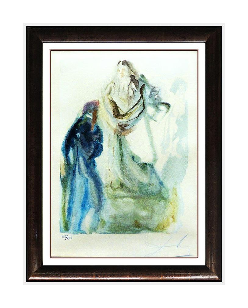 (after) Salvador Dali Print - Salvador Dali Original Color Etching Paradise Canto Hand Signed Divine Comedy