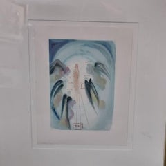 The Joy of the Blessed - Original Woodcut by Salvador Dalì - 1963