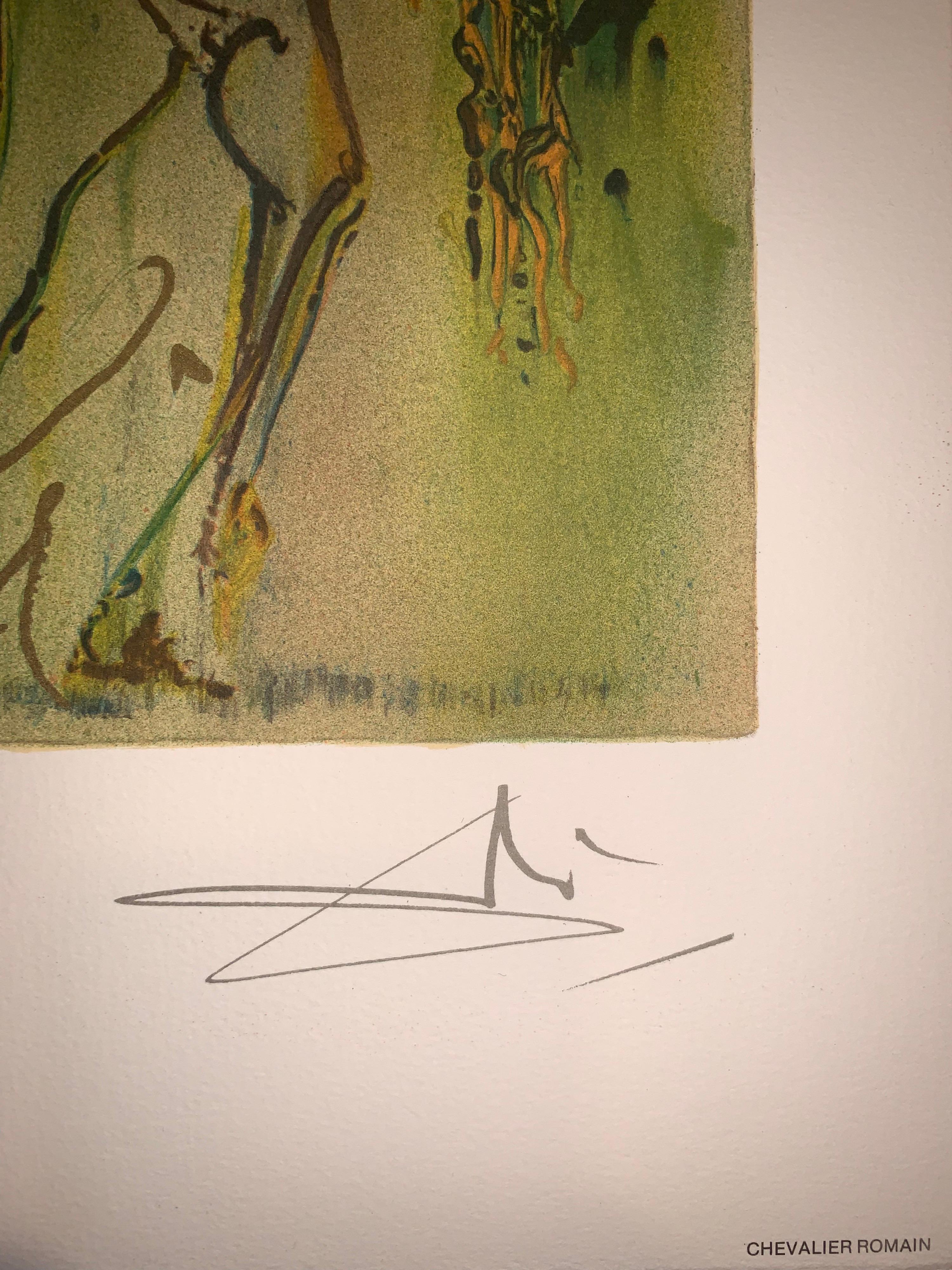 salvador dali man on horse