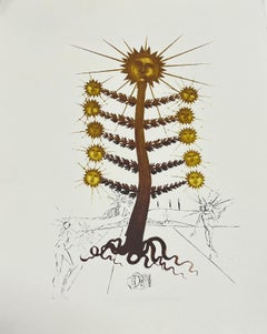 The Sun Tree Limited Edition Lithograph after Dali