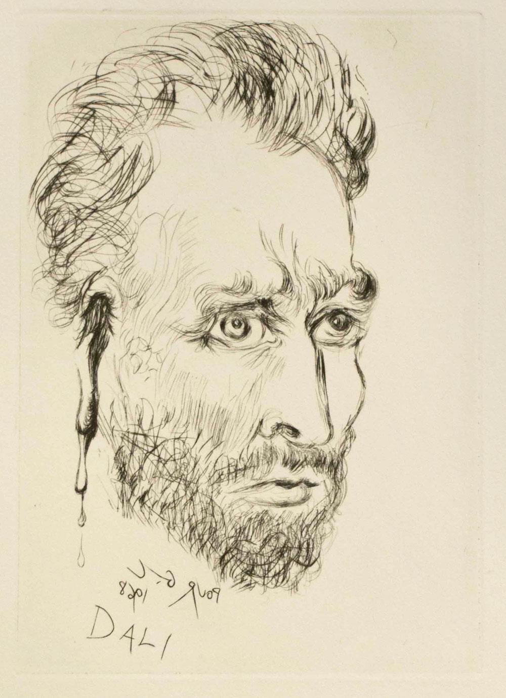Vincent van Gogh – Print von (after) Salvador Dali