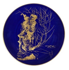 “Golden Veal” exclusive Dali and  Raynaud & Co. limited edition porcelain plate 