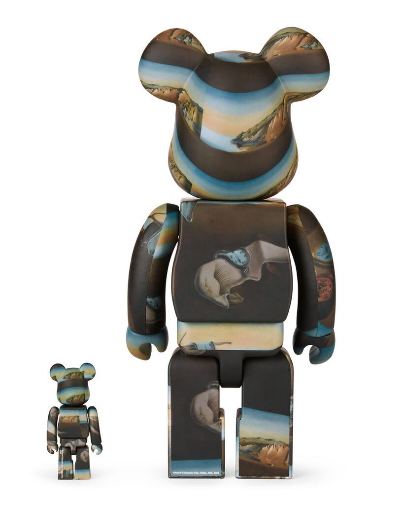 Bearbrick 400% & 100% figures (Salvador Dali MoMa BE@RBRICK) For Sale 2