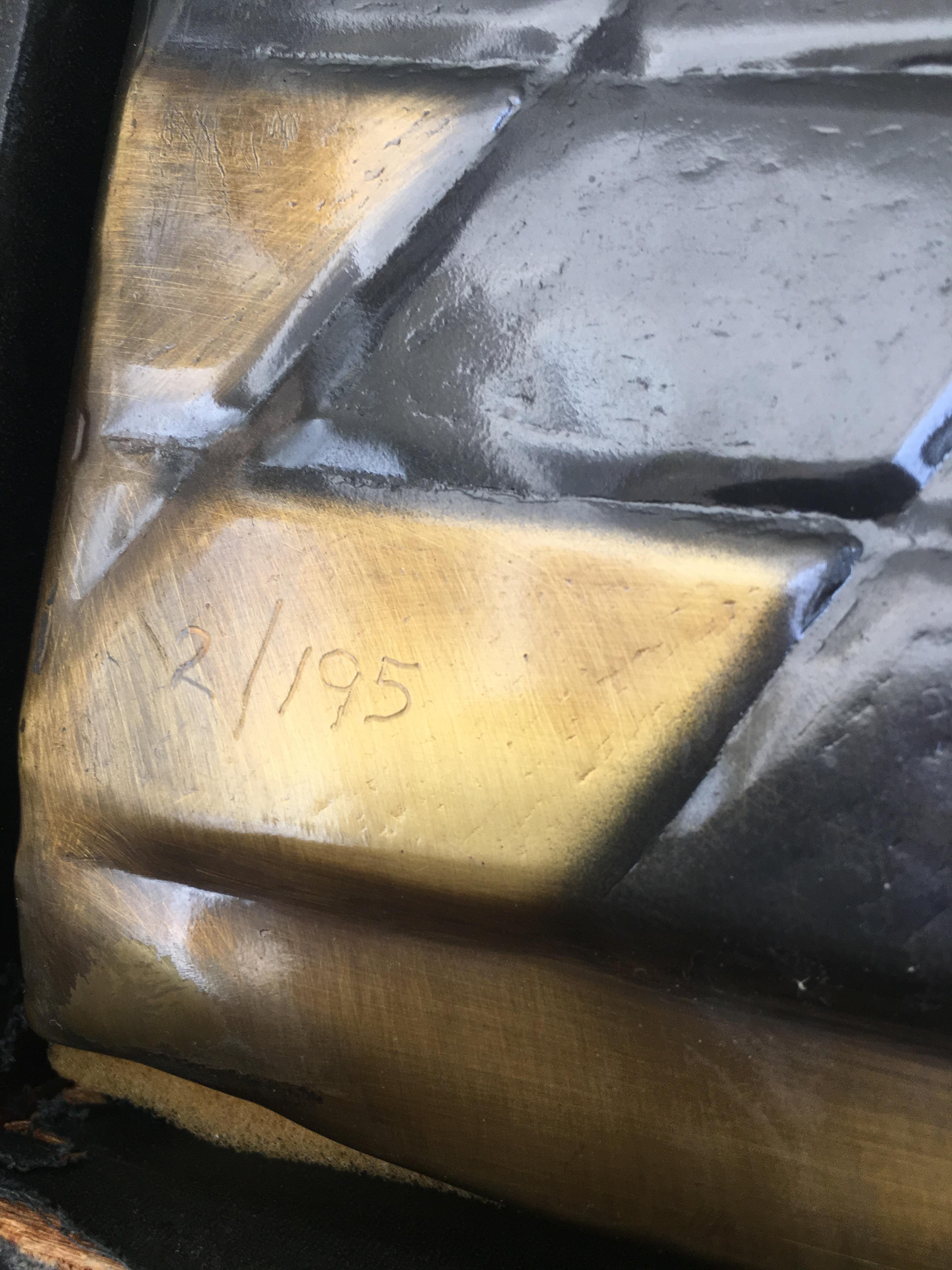 Salvador Dali Lincoln In Dalivision Bronze Relief Sculpture Signed Surreal Art For Sale 1