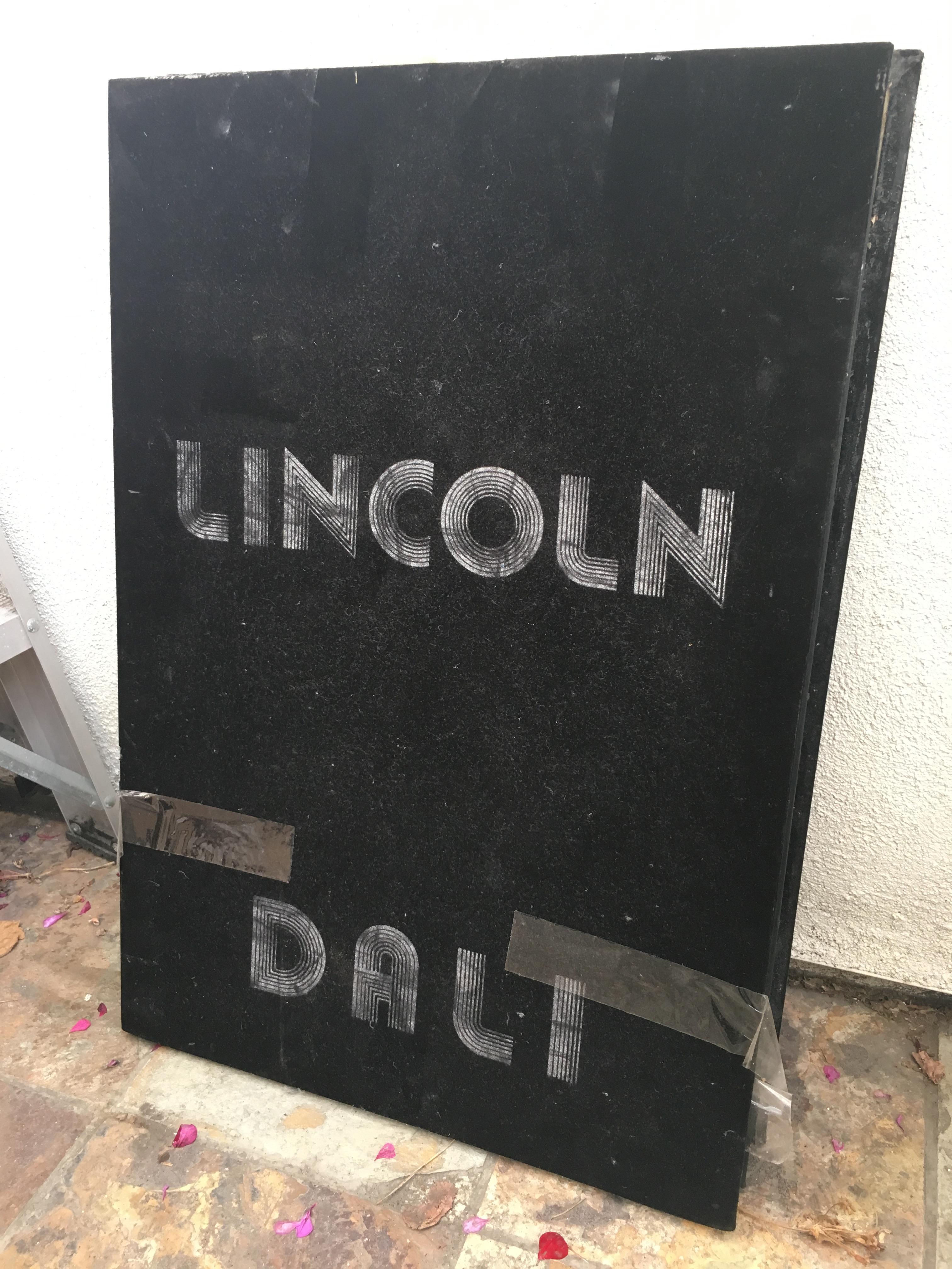 Salvador Dali Lincoln In Dalivision Bronze Relief Sculpture Signed Surreal Art For Sale 3