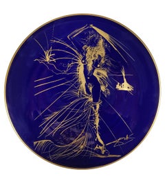 “Woman with Whip” exclusive Dali and Raynaud & Co. Ltd Ed Porcelain Plate